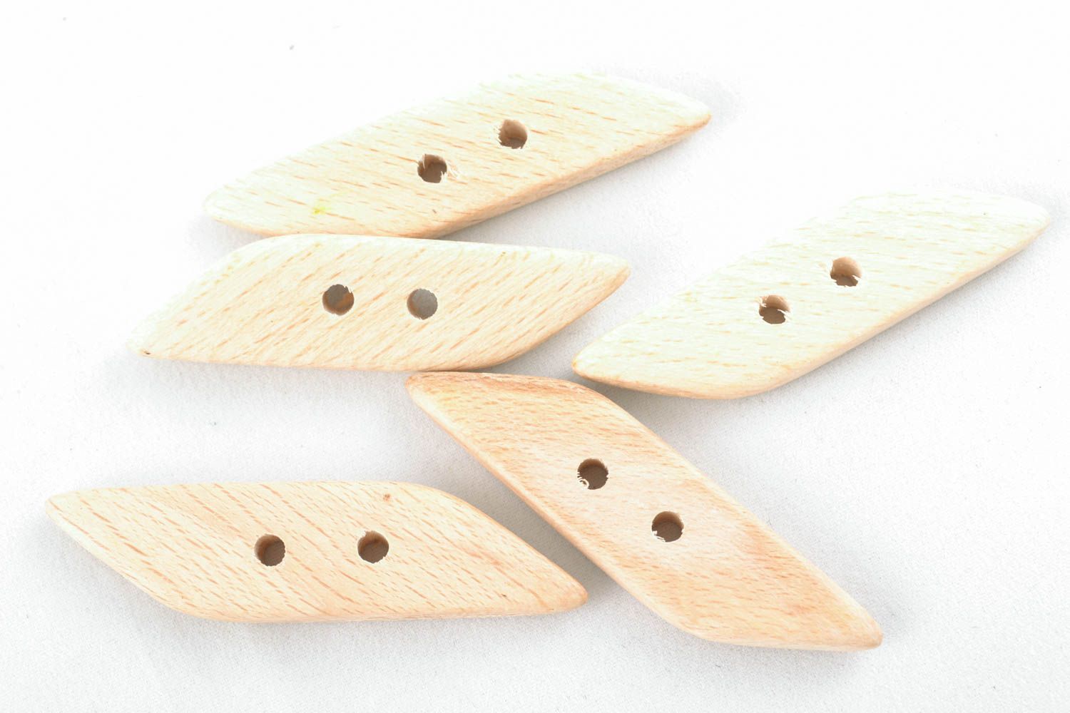 Set of wooden buttons photo 1