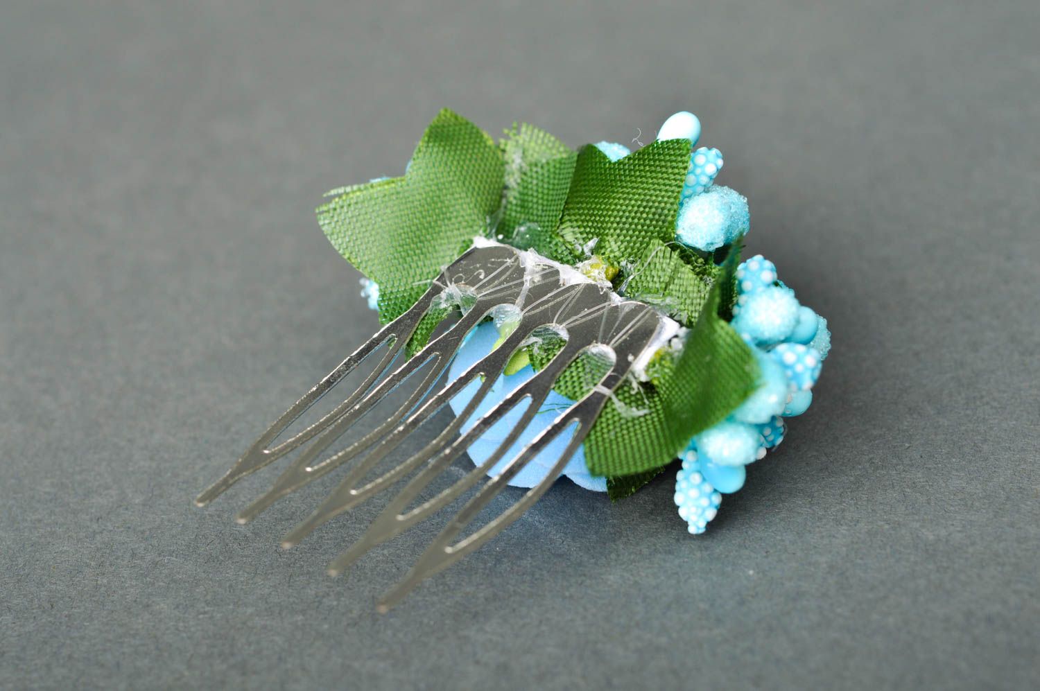Homemade jewelry decorative hair comb flowers for hair kids accessories photo 2
