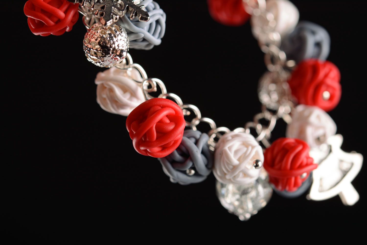 New Year's bracelet with charms photo 3