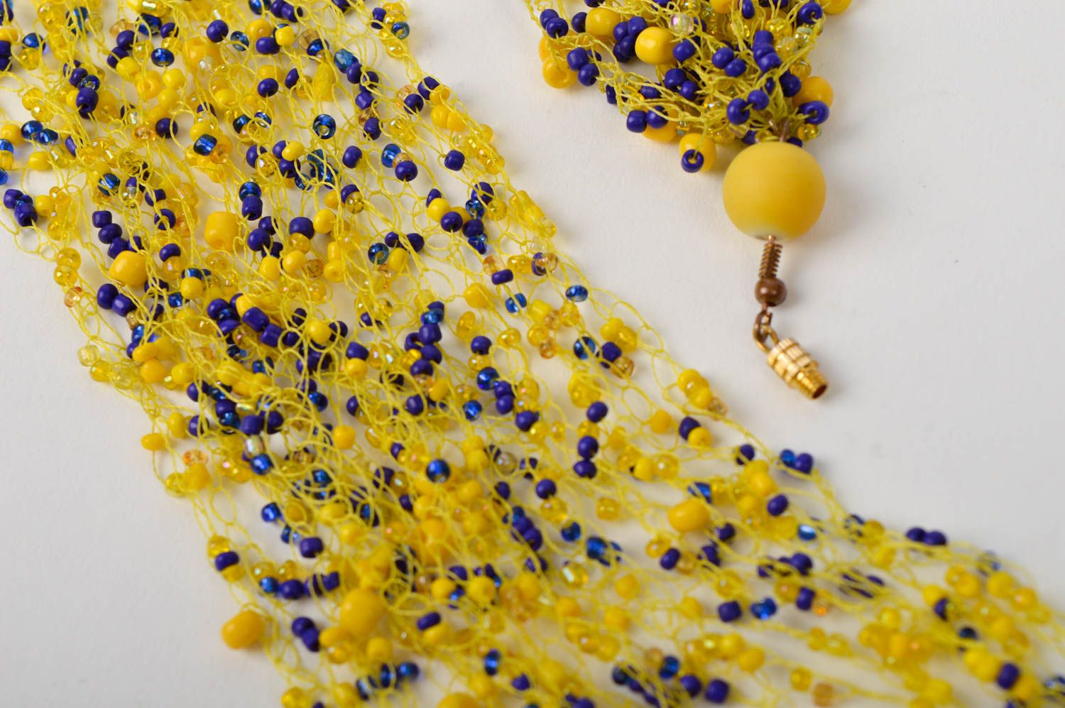Parure Bijoux faits main Collier et bracelet perles de rocaille Cadeau femme photo 4
