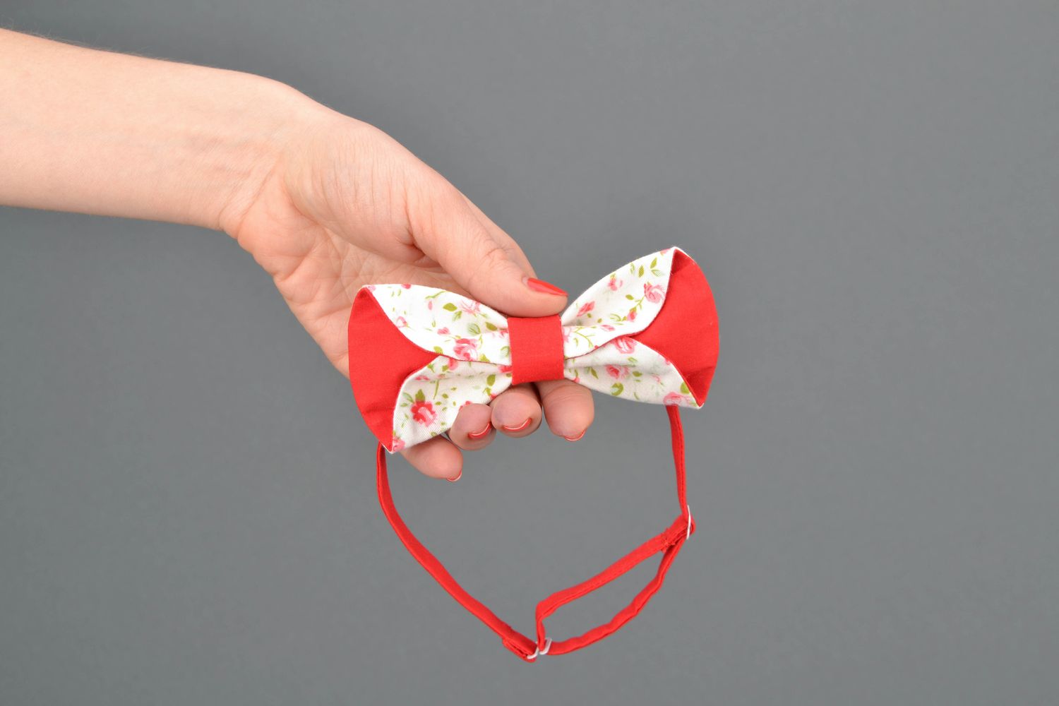 Women's bow tie with print photo 2