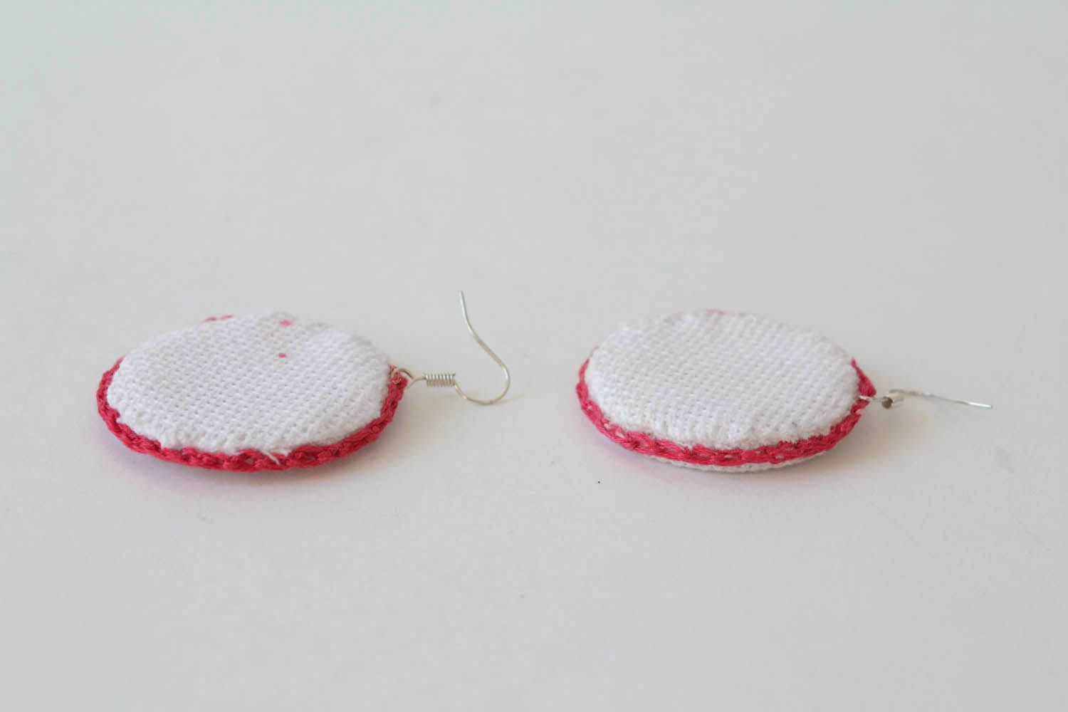 Embroidered earrings photo 3