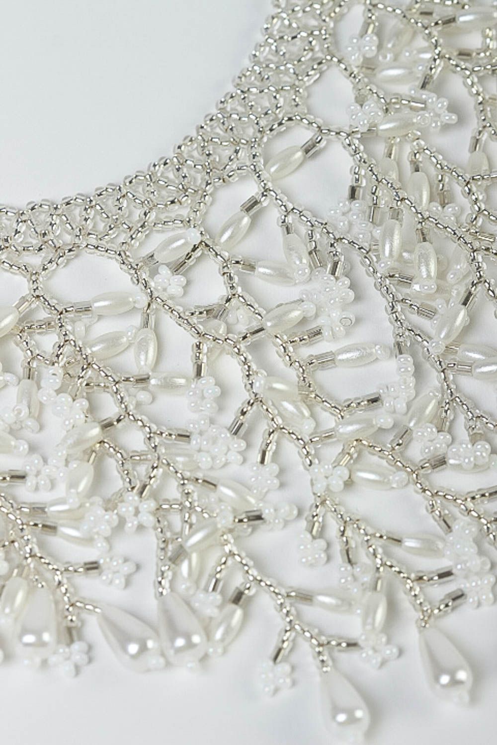 Künstler Modeschmuck Halskette handmade Schmuck Collier Glasperlen Schmuck foto 3