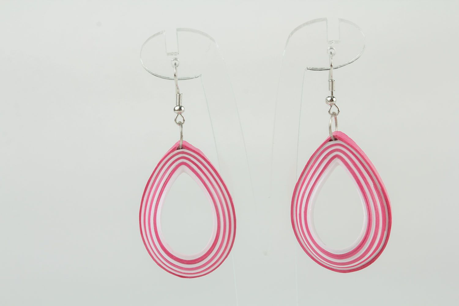 Paper quilling earrings photo 2