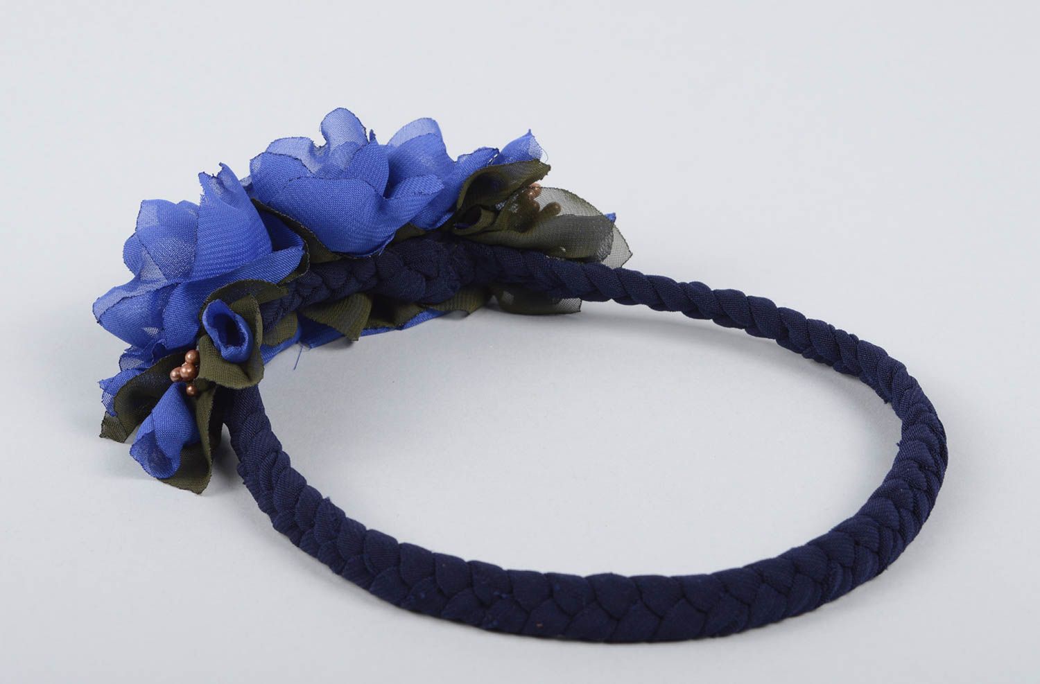 Handgemacht Haarschmuck Blüte Haarband Blumen Accessoire für Kinder festlich foto 2