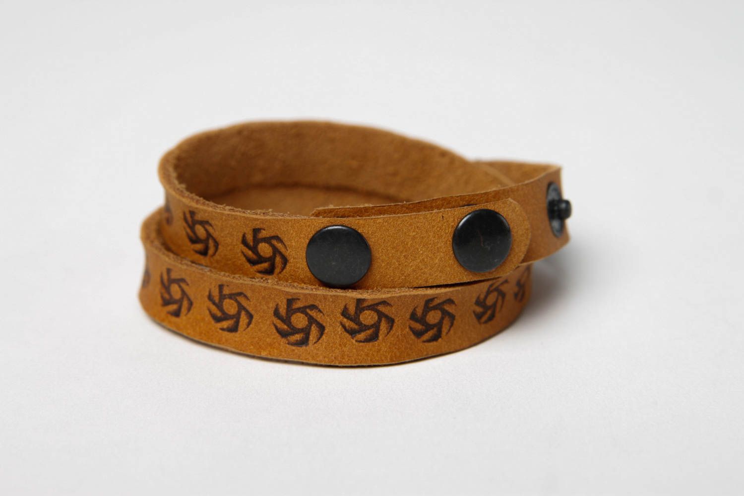 Unusual homemade leather bracelet unisex wrist bracelet designs gift ideas photo 5