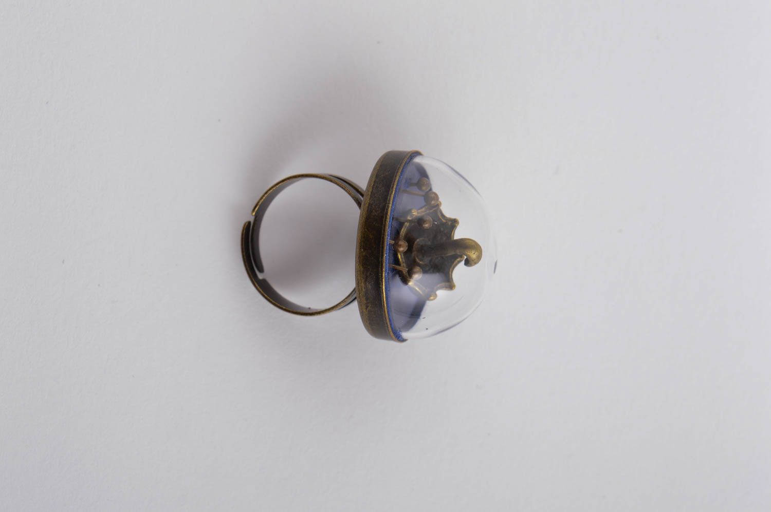 Необычное кольцо ручной работы красивое кольцо элитная бижутерия авторская фото 5