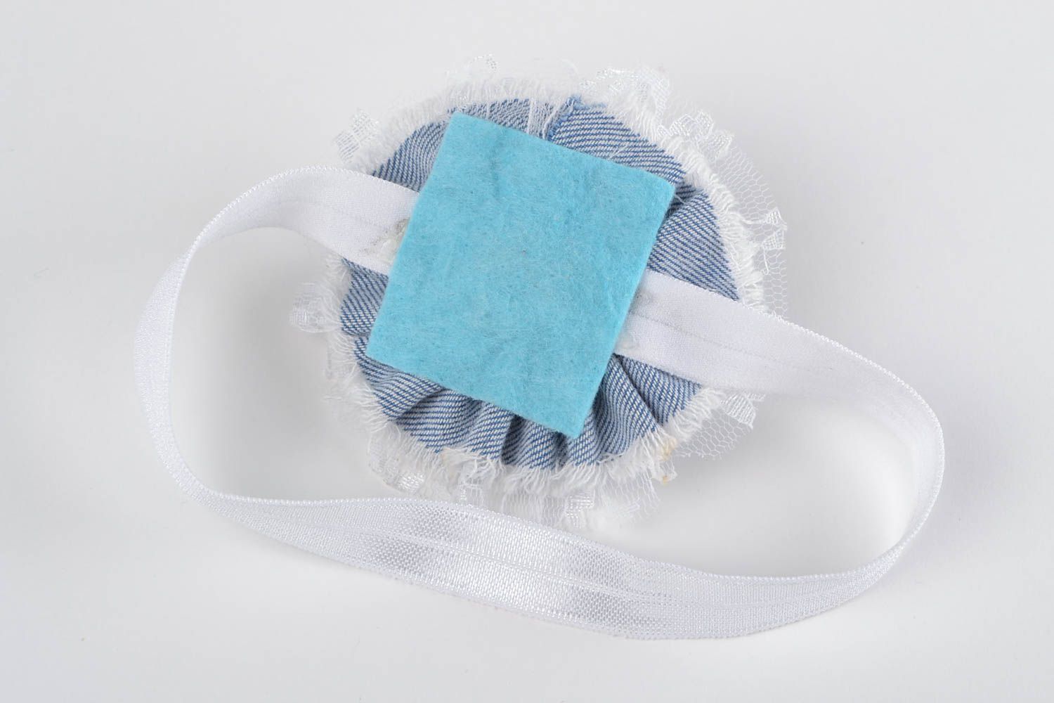 Handmade headband fabric headband for girl lace headband present for girl photo 5