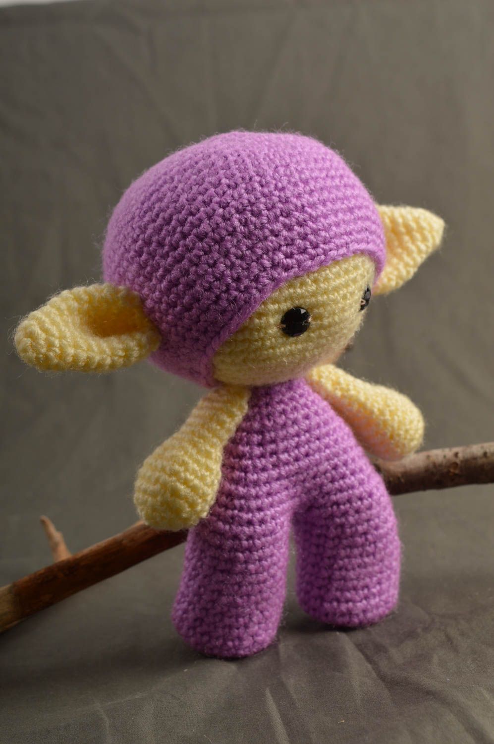 Handmade soft toy crocheted toy design soft toy fabric toy decorative soft toy photo 1