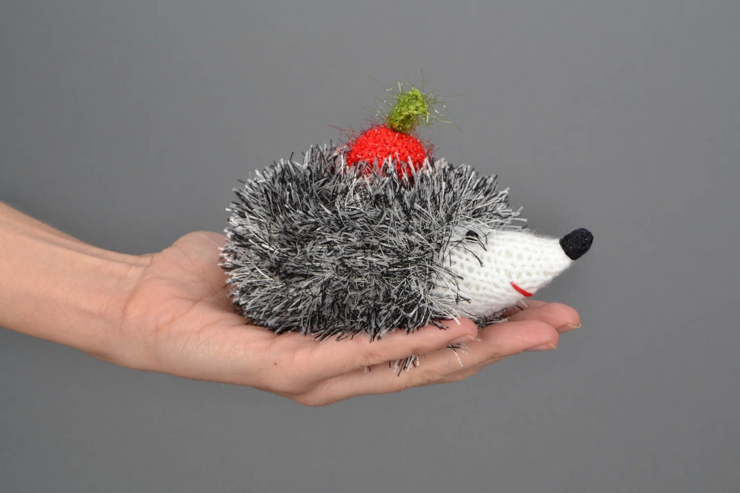 Homemade crochet toy Hedgehog photo 2