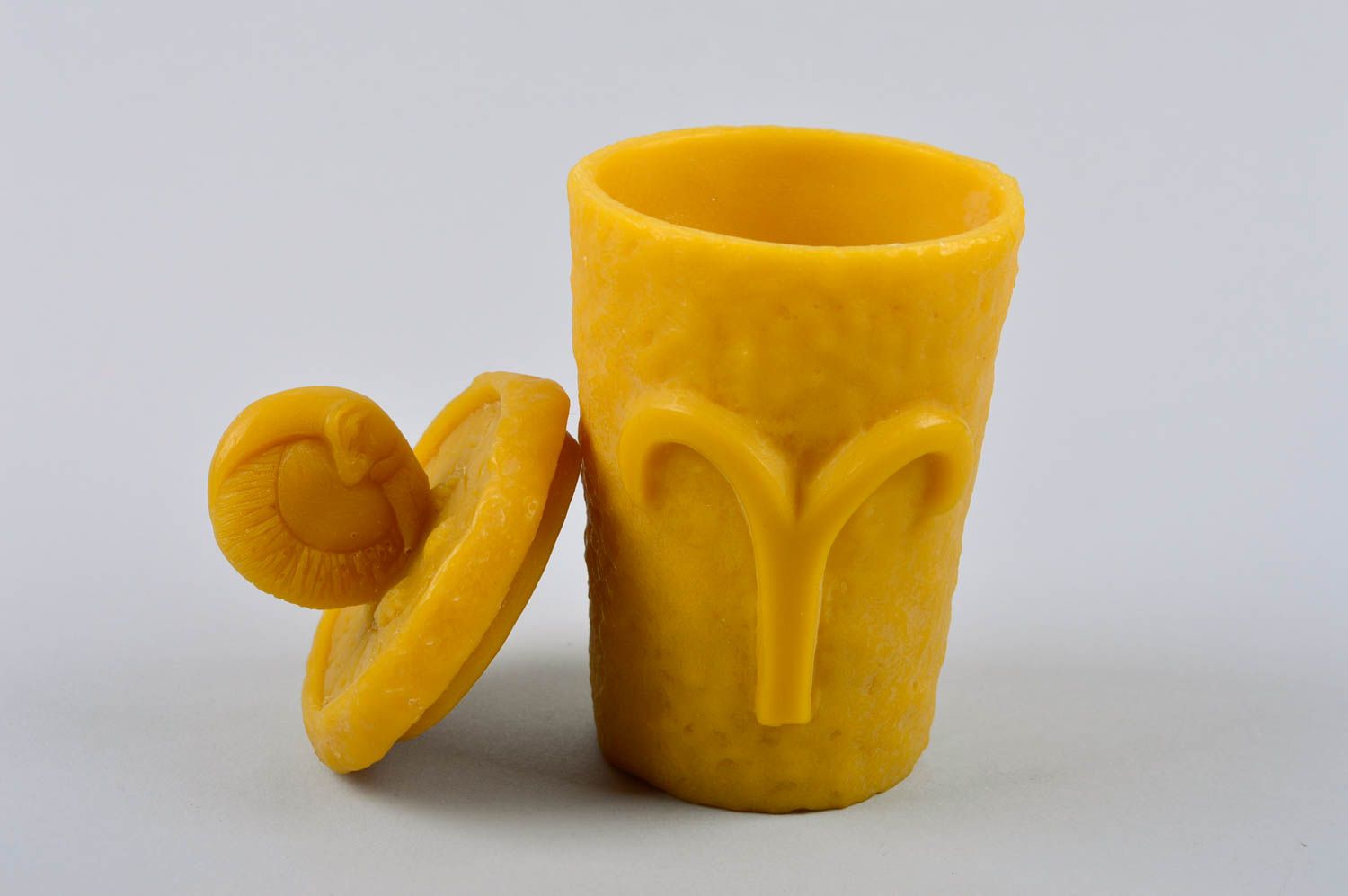 Vaso original de cera hecho a mano utensilio de cocina regalo artesanal foto 4