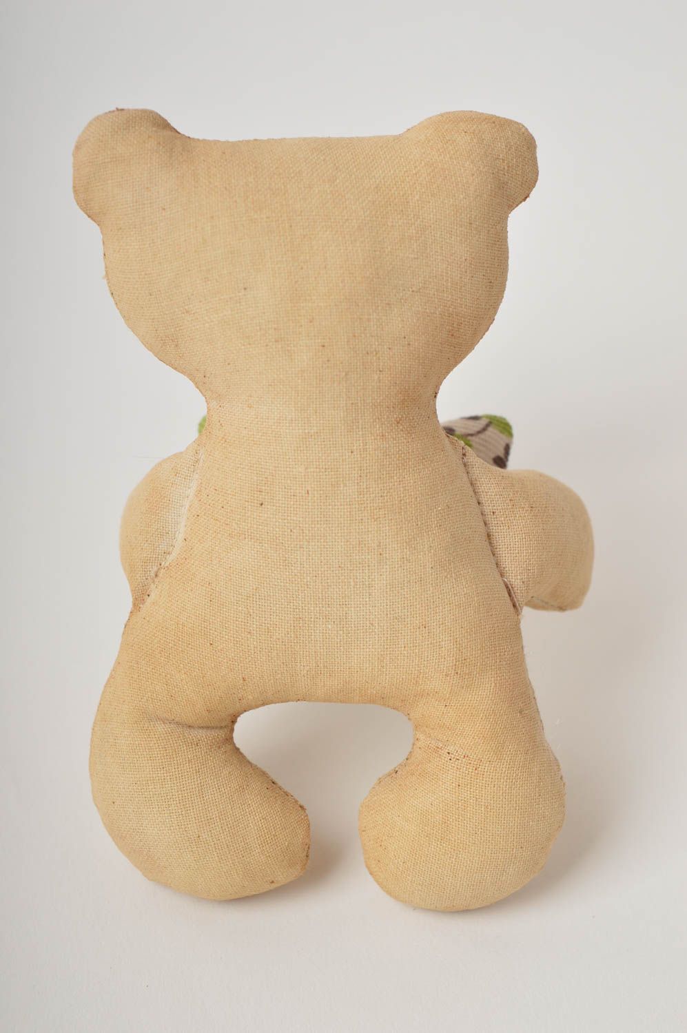 Jouet ours avec oreiller Peluche faite main en tissu Cadeau pour enfant photo 3