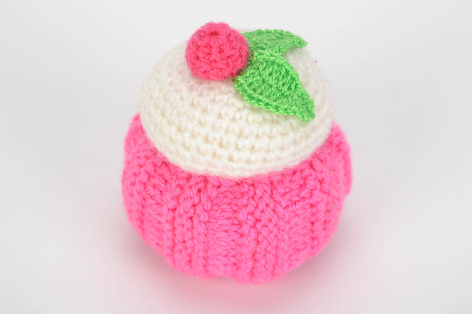 Origineller rosa Stoff Kuchen handmade schön für Haus Dekor und für Kinder Spielzeug foto 4
