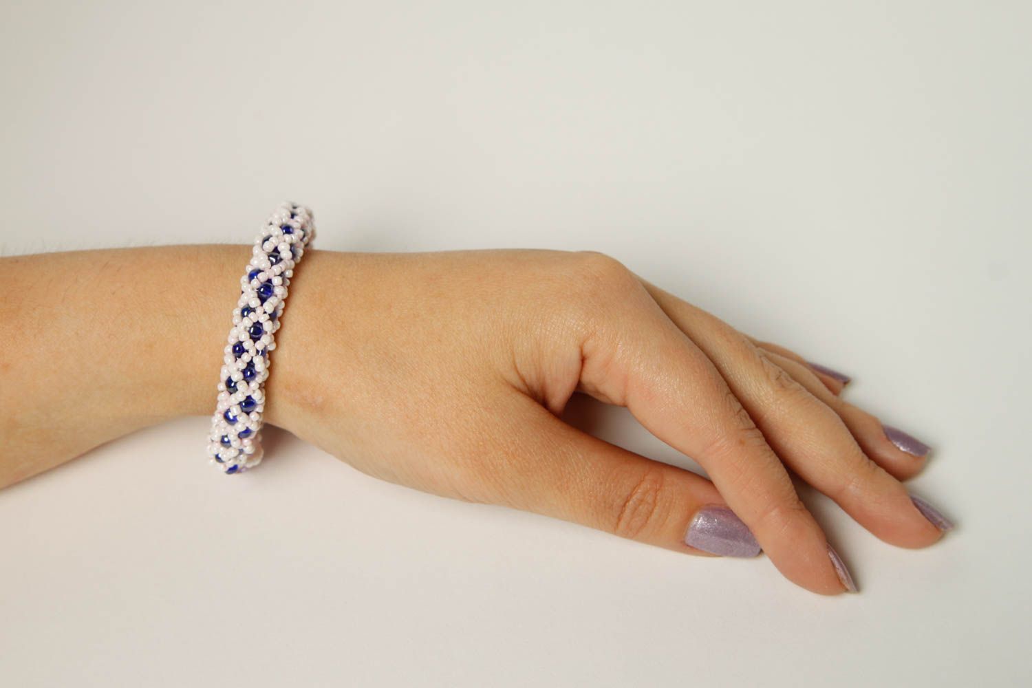 Woven bracelet exclusive bijouterie seed beads jewelry beaded bracelet for women photo 2