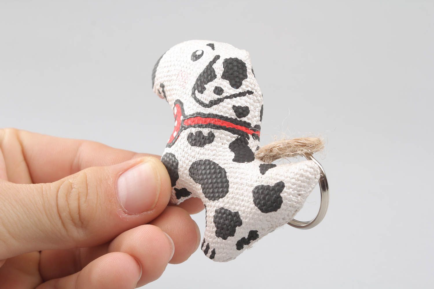 Beautiful soft keychain Dalmatian photo 4