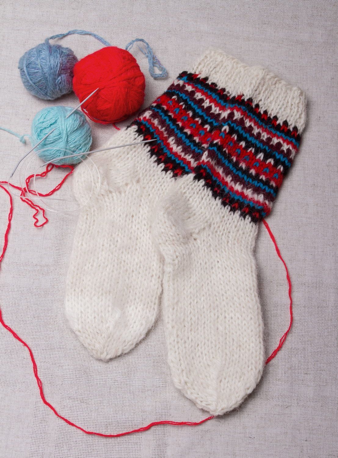 Chaussettes en  laine pour dame  photo 1