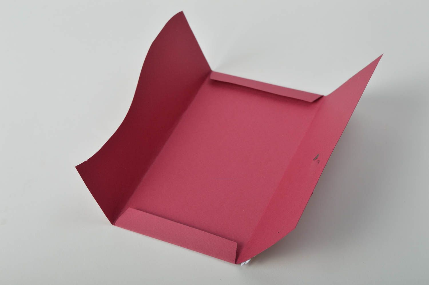Enveloppe fait main Enveloppe design bordeaux Idée cadeau anniversaire photo 3