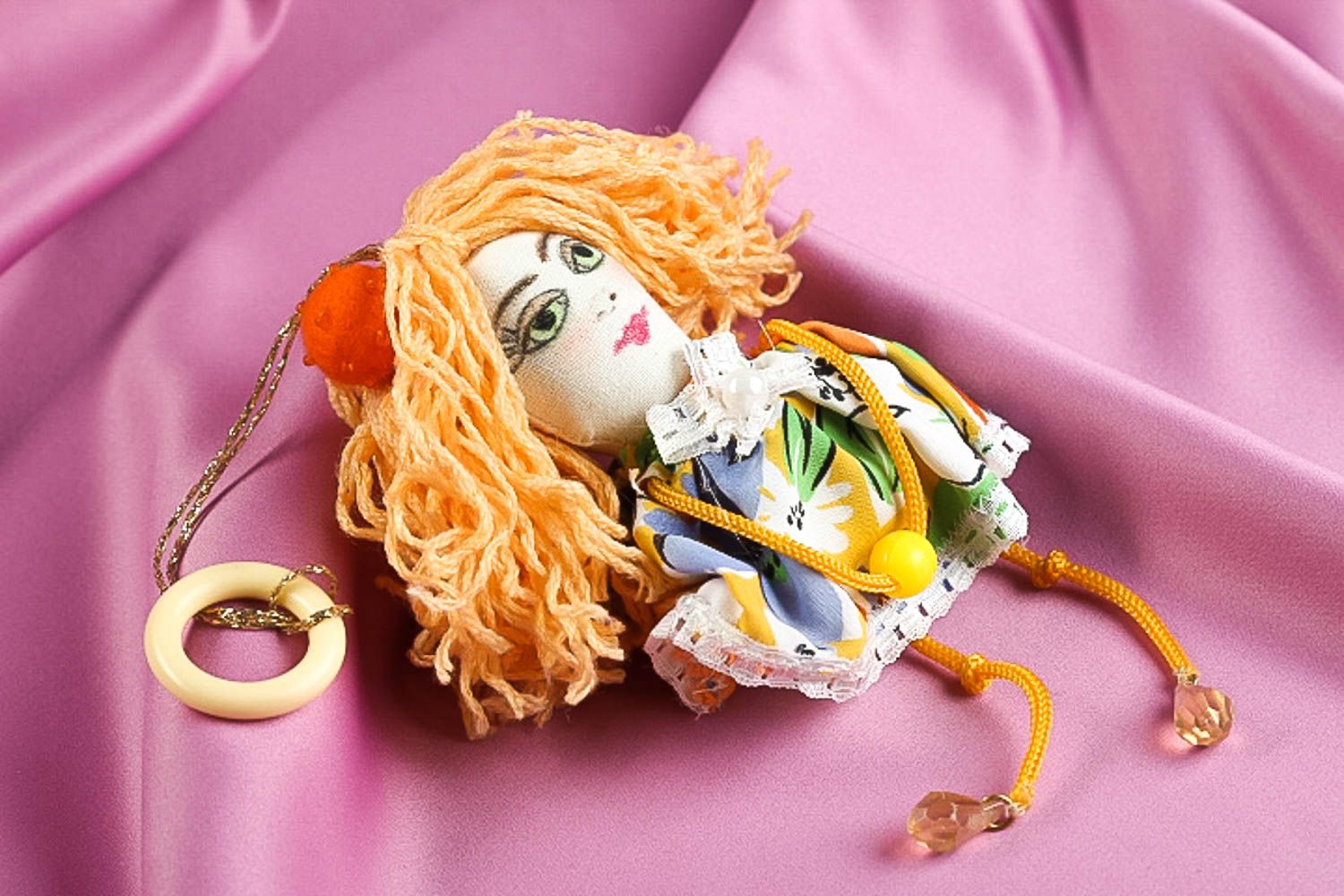 Designer Puppe handmade Deko Wohnzimmer Künstler Puppe mit Minze Aroma weich foto 1