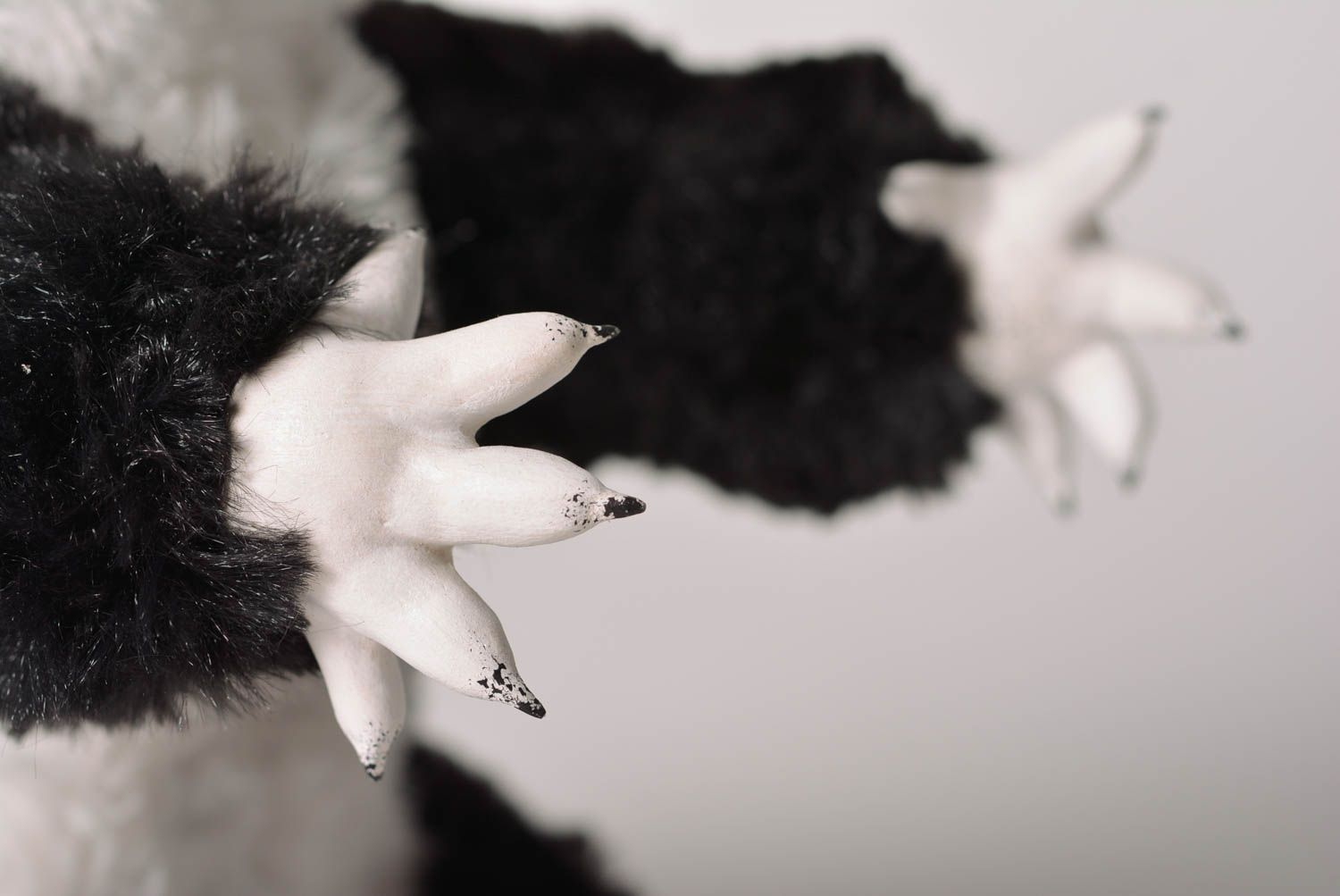 Puppe aus Textil Puppe handmade Deko für Zimmer Spielzeug Puppe Lemur schön foto 5