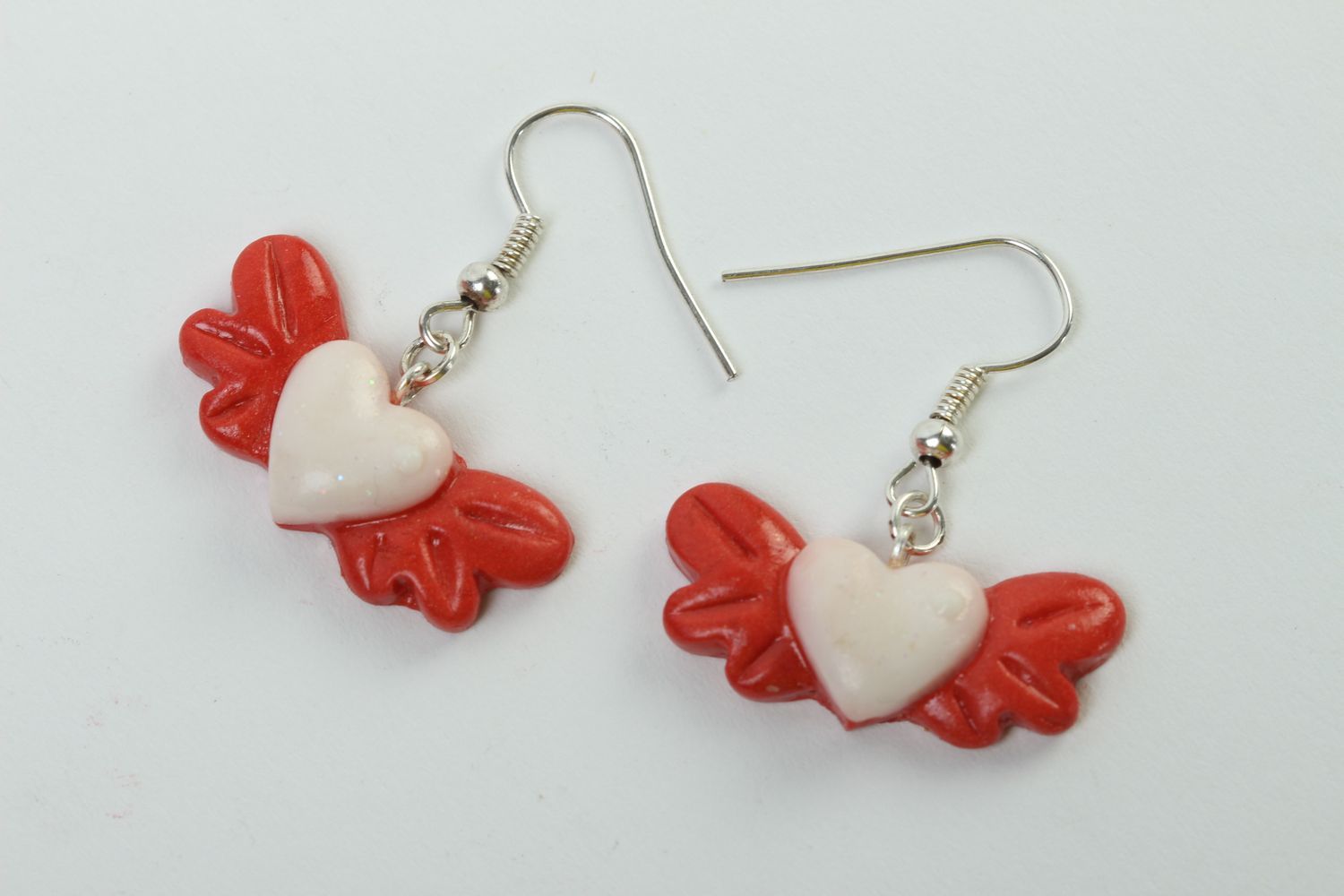 Handmade dangling earrings designer beautiful earrings fashionable hearts photo 2