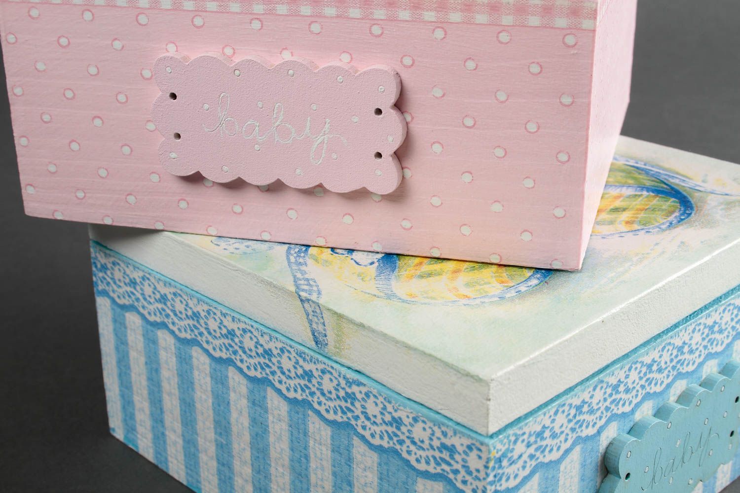 Handmade box decorative box decor for home decoupage decoration gift for women photo 5
