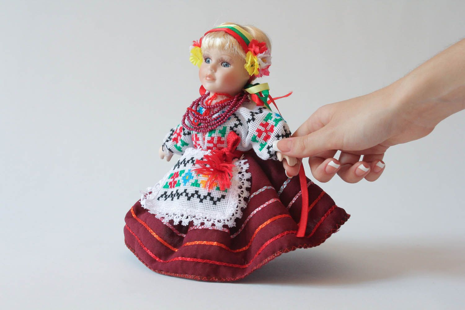 Интерьерная кукла Подоляночка  фото 4