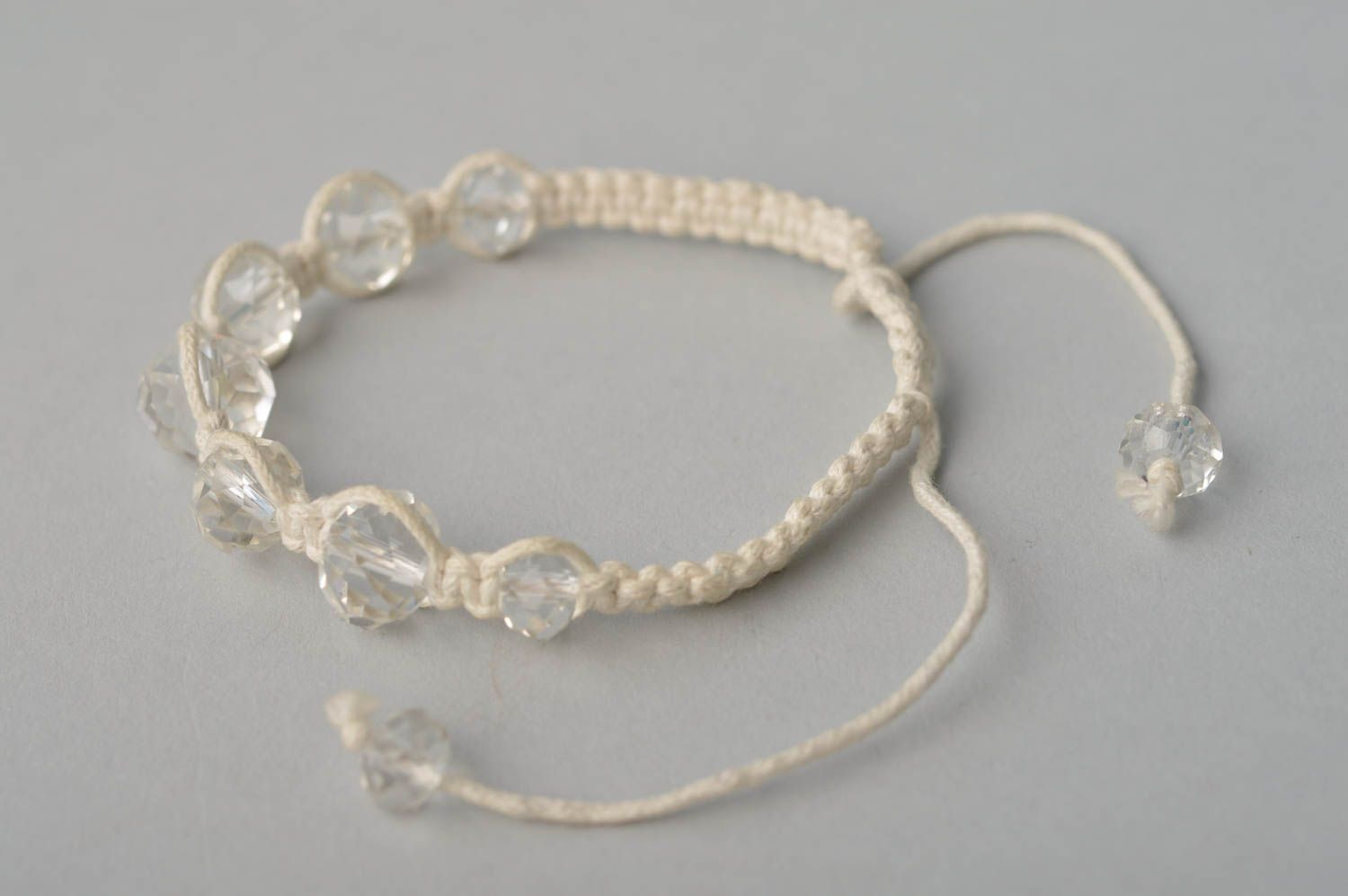 Handmade bracelet bead jewelry cord bracelet designer accessories gifts for her photo 4
