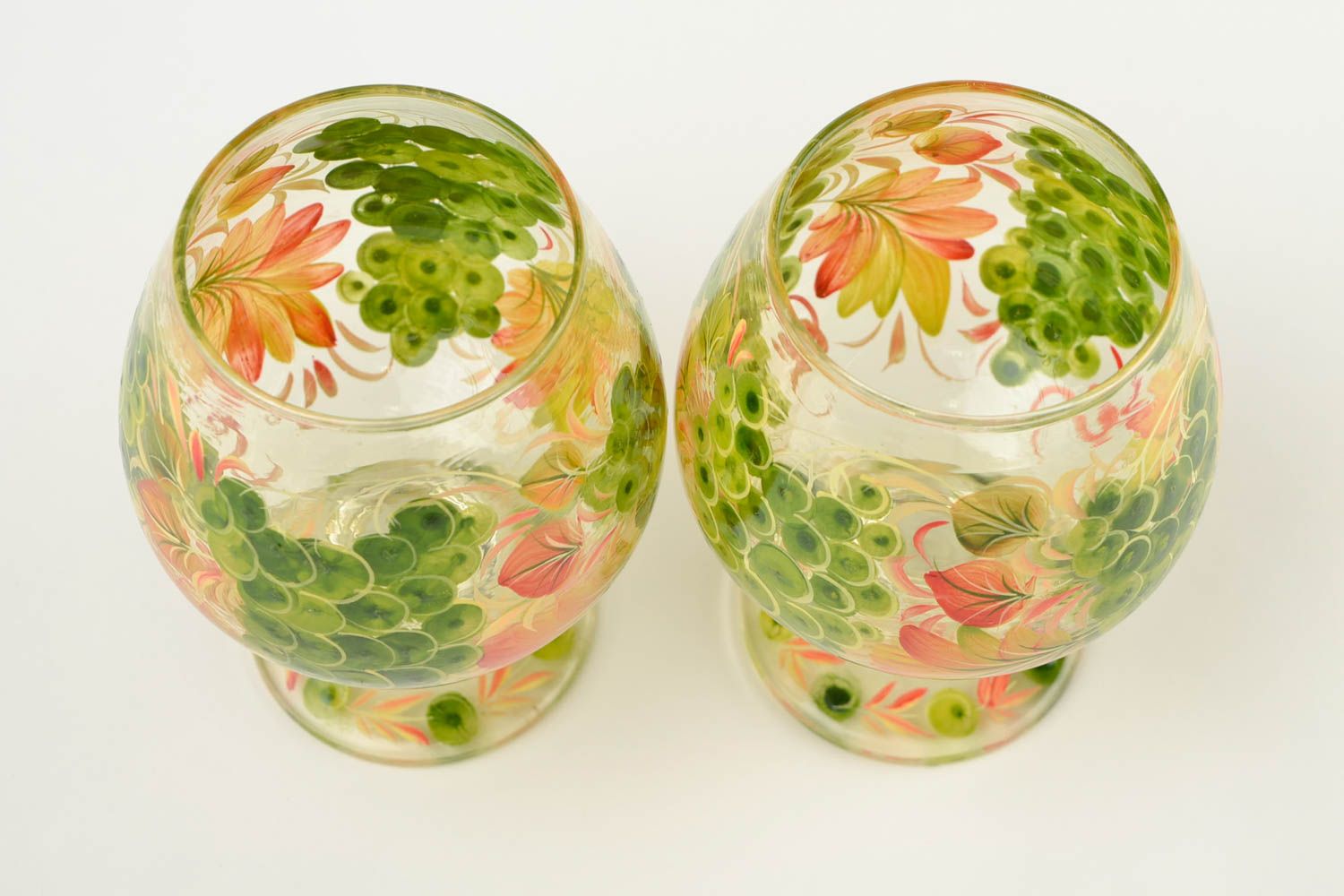 Copas para coñac hechas a mano decoración de interior copas de cristal decoradas foto 5