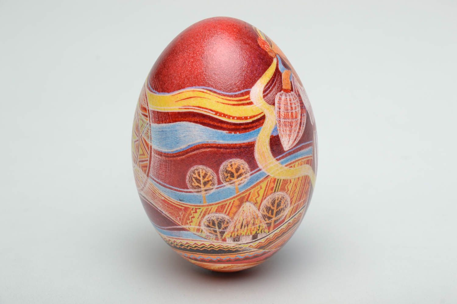 Декоративное яйцо на Пасху авторское  фото 3