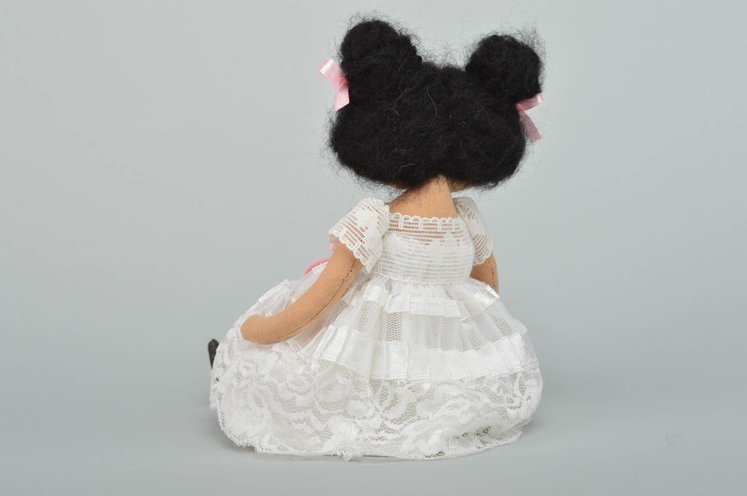 Авторская кукла игрушка ручной работы дизайнерская кукла трикотажная красивая фото 3