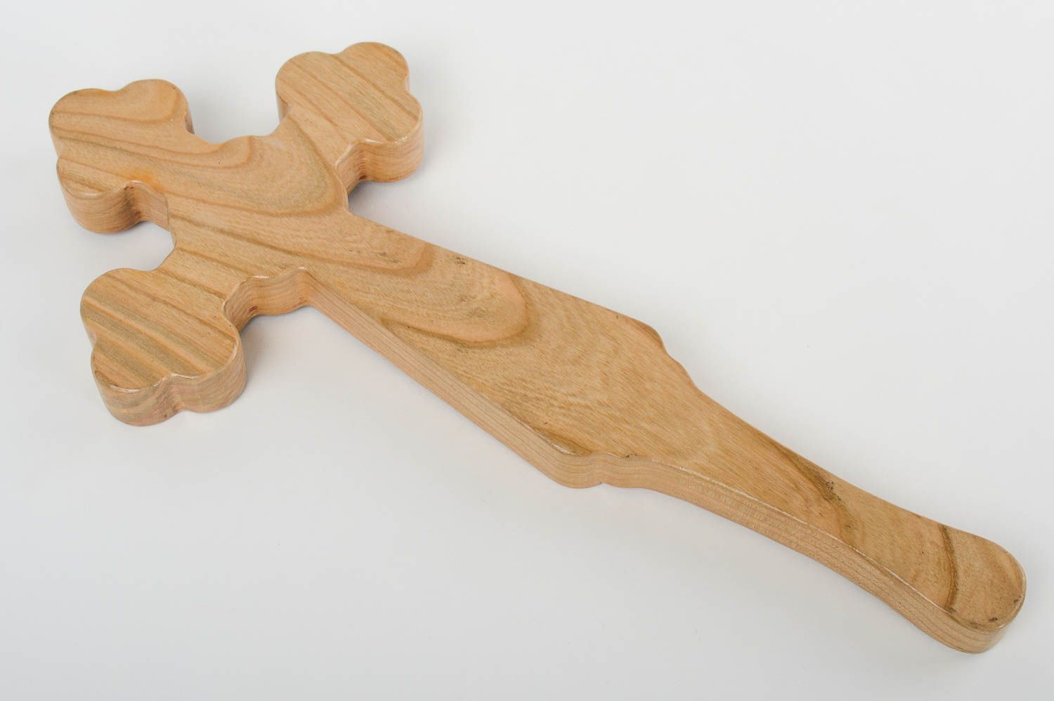 Крест из дерева ручной работы необычный декор резной декоративный крест фото 3