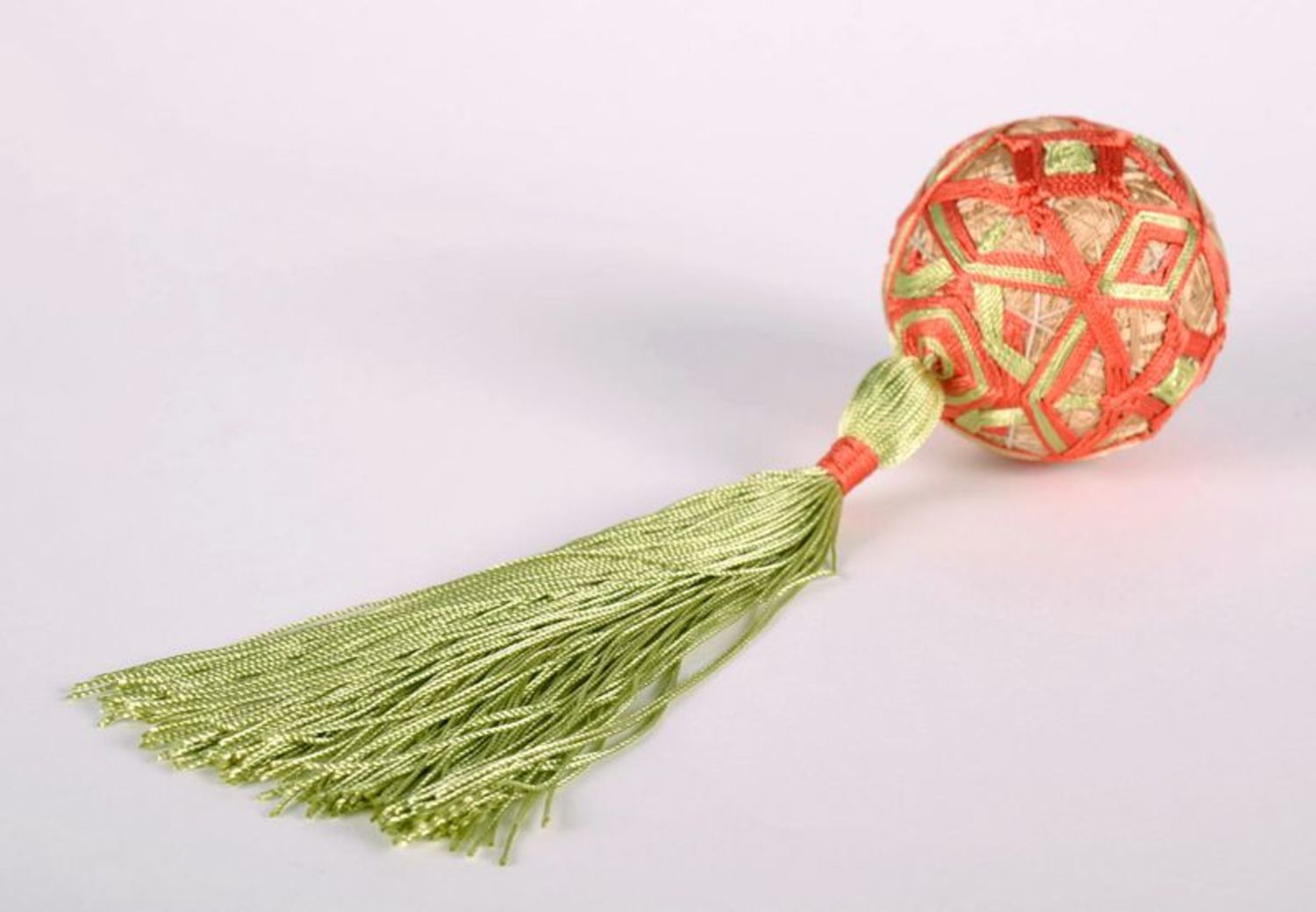 Подвеска Японский шар Тэмари елочная игрушка шар фото 3