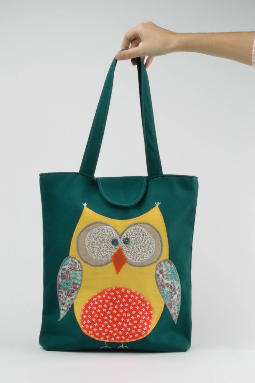 Fabric handbag Owl photo 4