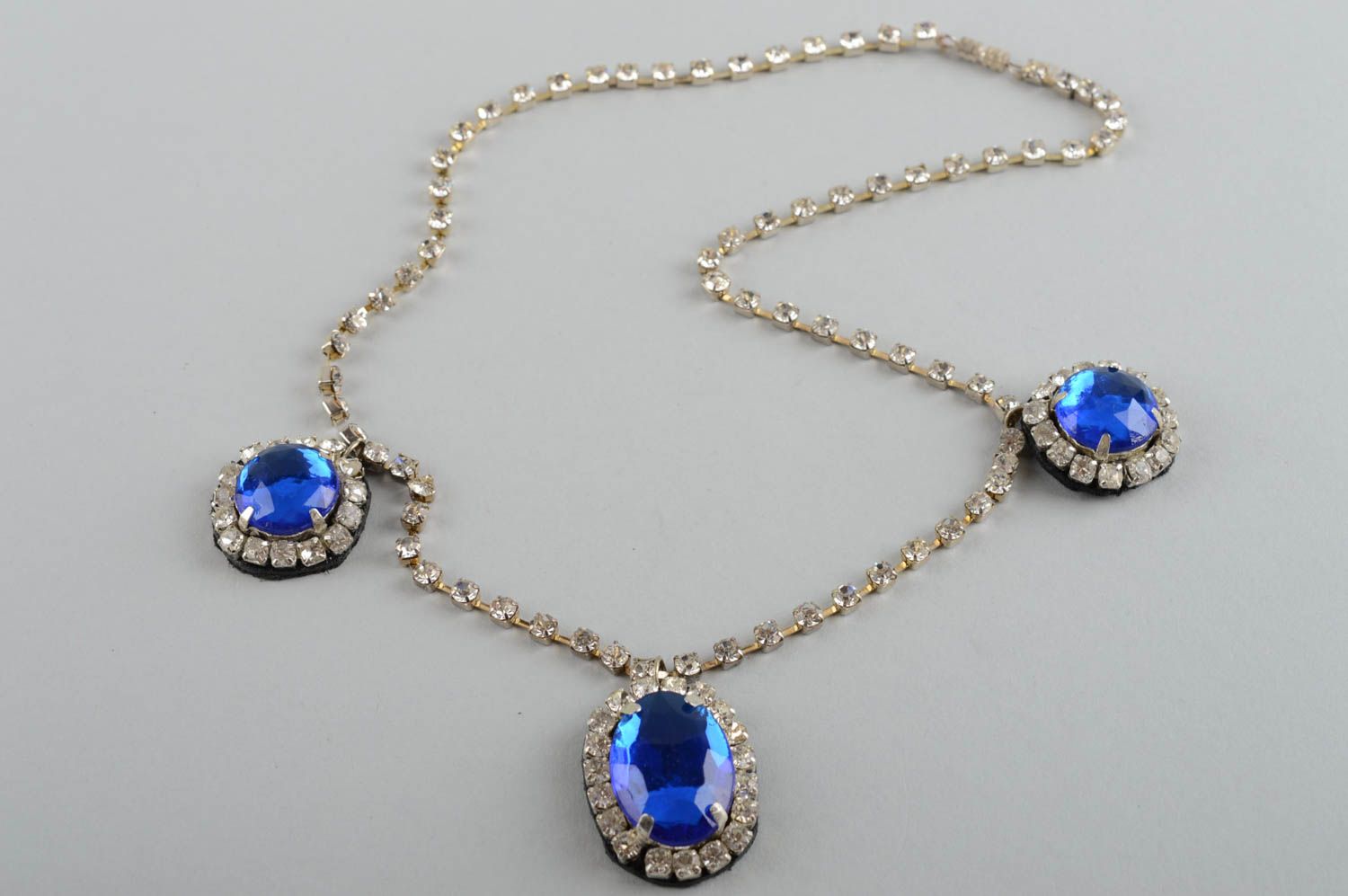 Crystal necklace handmade jewelry rhinestone necklace fashion accessories photo 2