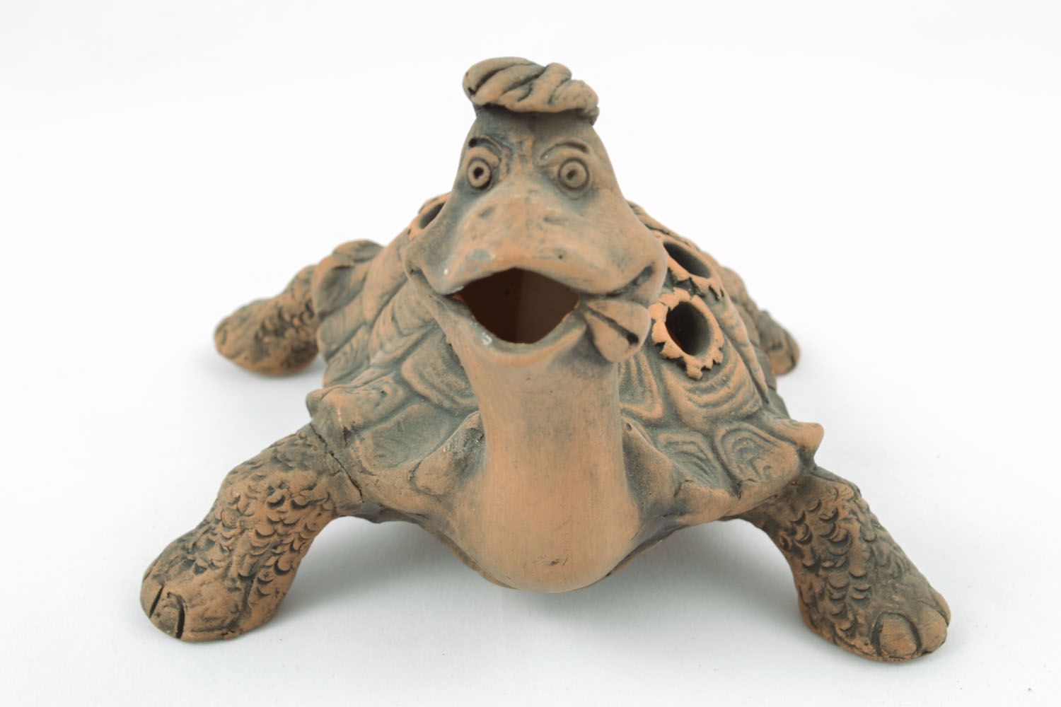 Clay pencil holder Turtle photo 3