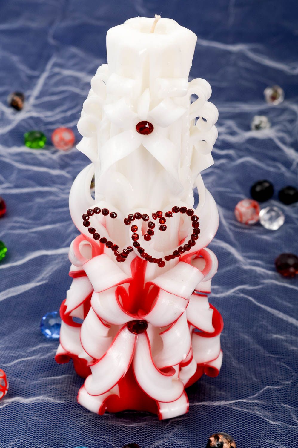 Beautiful handmade decorative candle wedding candle designs wedding accessories photo 1