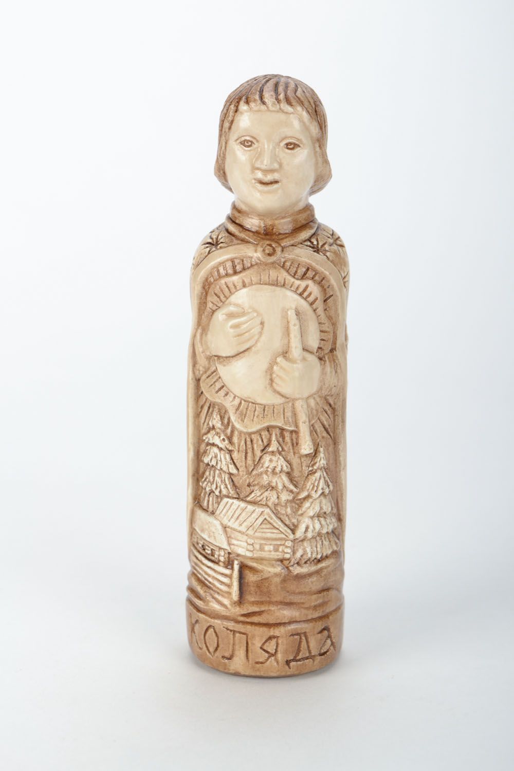 Plaster figurine of Slavic god Kolyada photo 2
