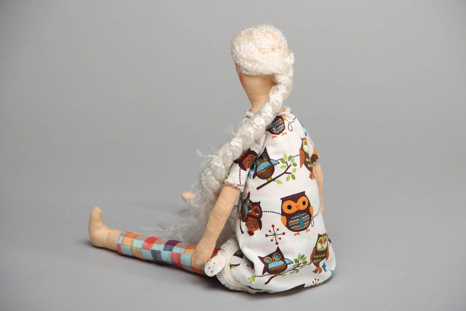 Мягкая игрушка кукла из ткани Беременная фото 3