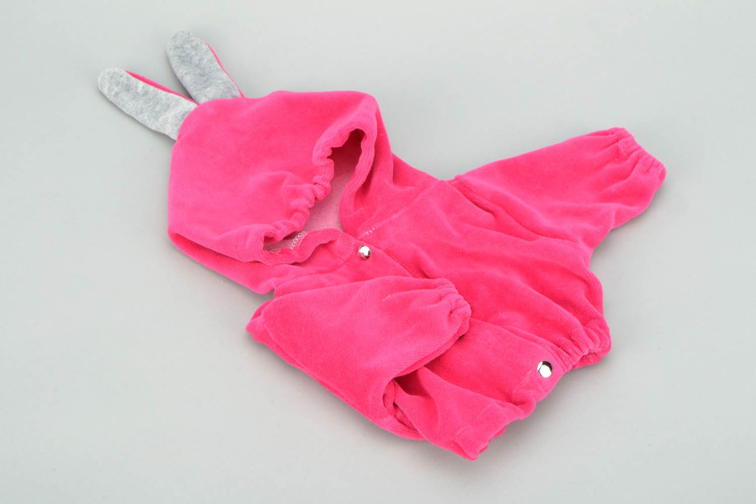 Casaco cor de rosa para boneca roupas para bonecas costuradas à mão  foto 1