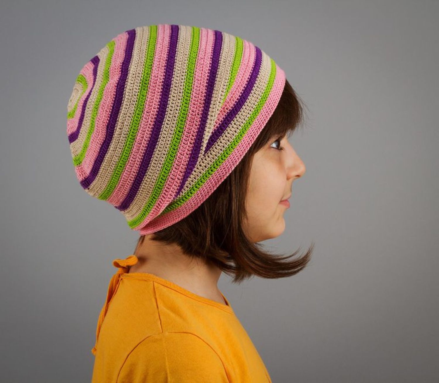 Cappello di lana fatto a mano cappello a maglia abbigliamento per bambini

 foto 2