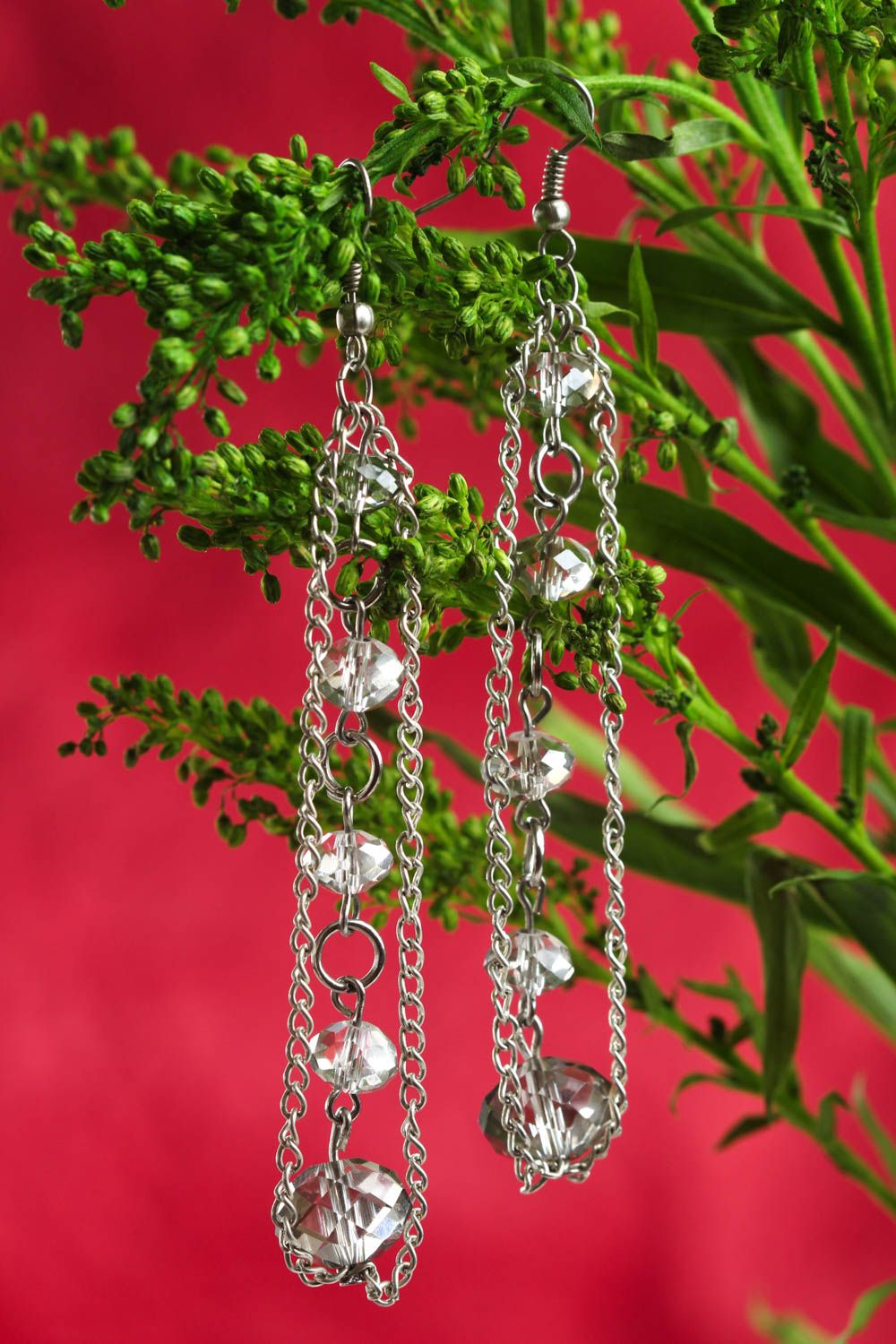 Handmade designer stylish earrings beautiful earrings festive jewelry photo 1