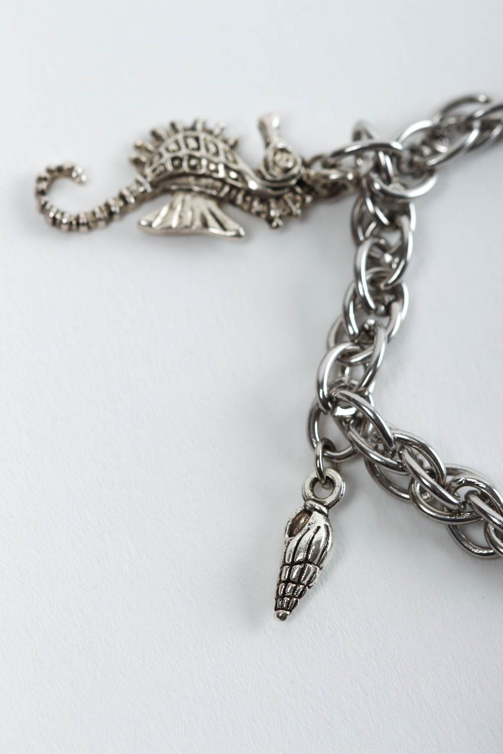 Handmade bracelet designer bracelet with charms unusual gift for women photo 4