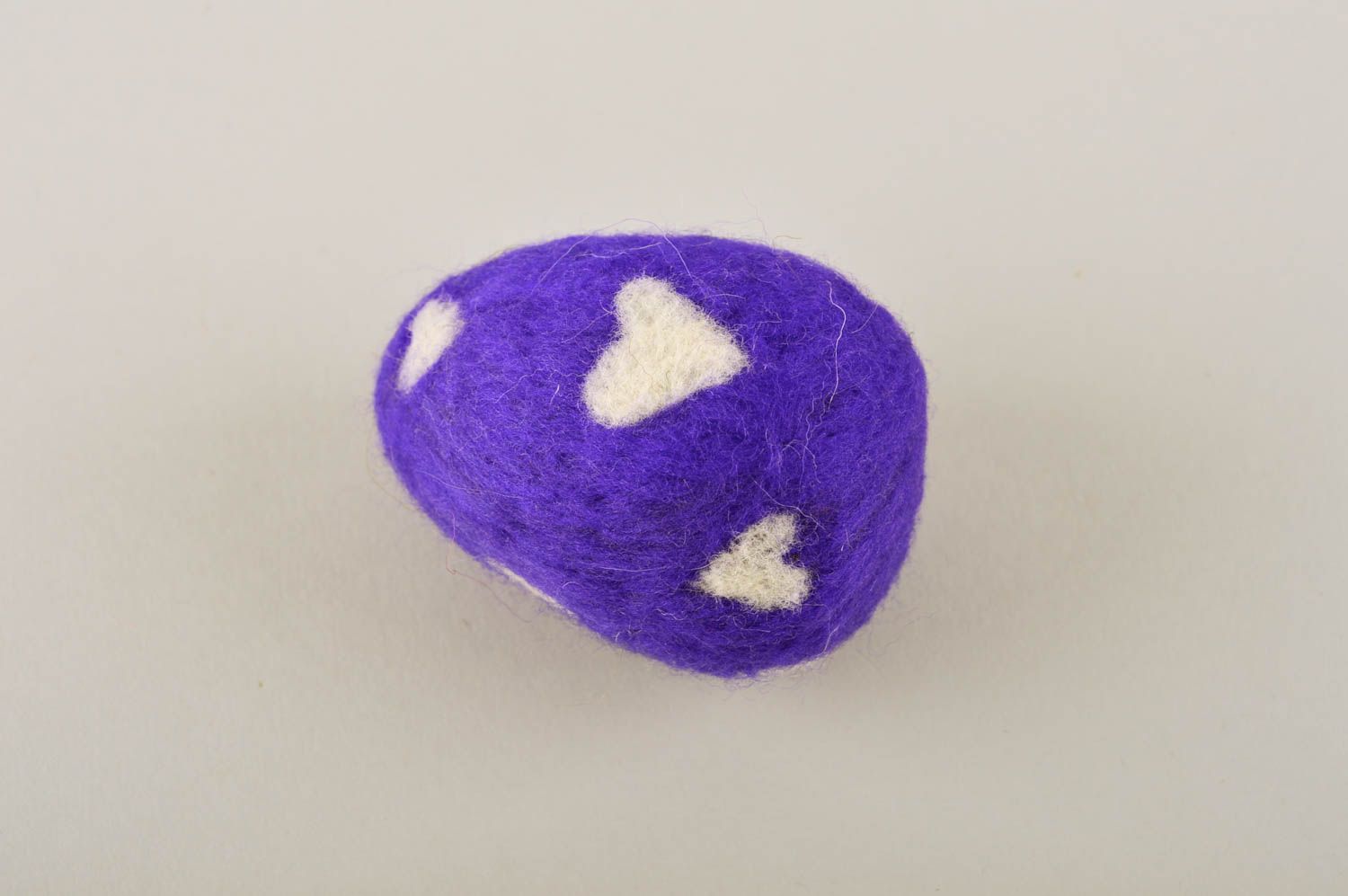 Juguete artesanal de lana muñeco de peluche regalo original para niño Huevo
 foto 4