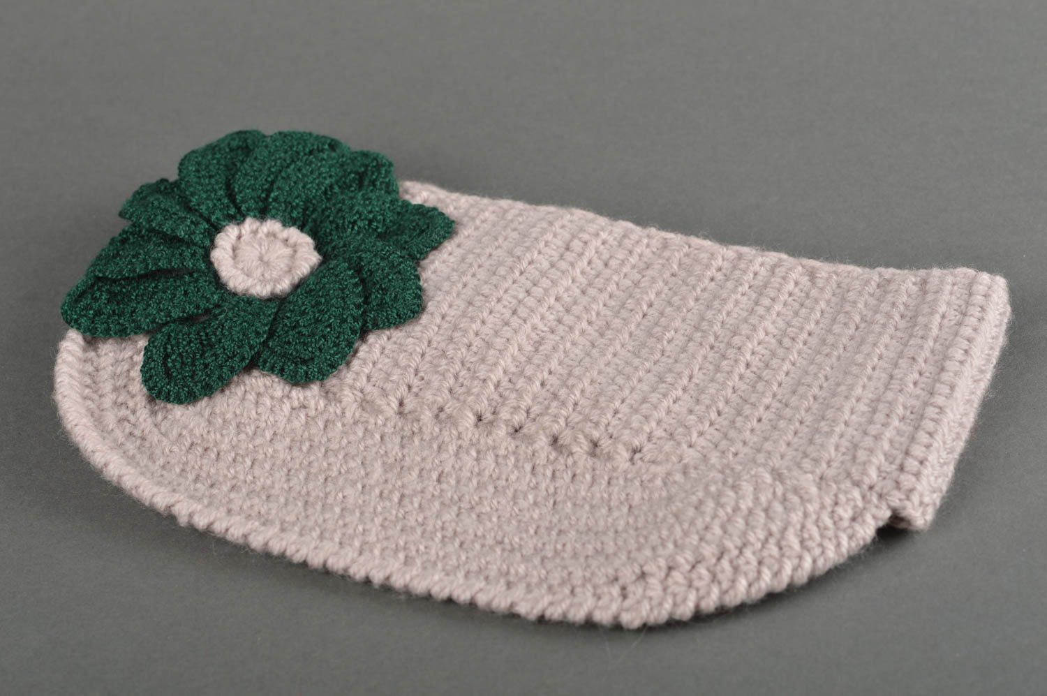 Handmade crochet hat girls cap accessories for girls crochet cap unique gifts photo 5