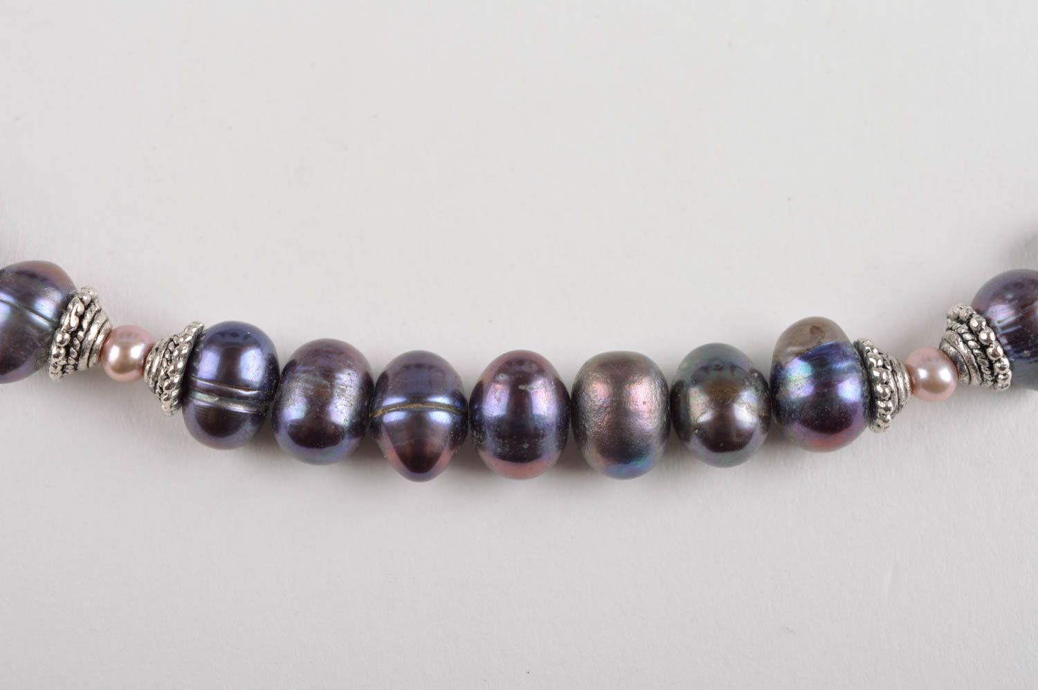 Schmuck aus Perlen handmade Collier Kette Perlen Collier Frauen Accessoire foto 3