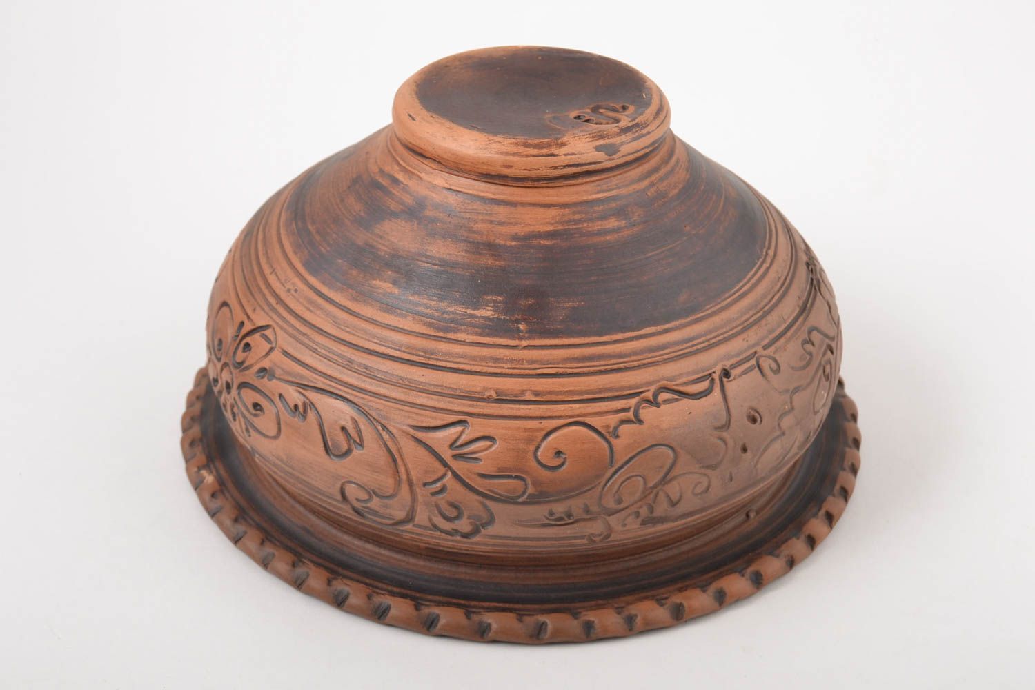 Large 90 oz all-purpose ceramic handmade bowl great gift pottery 2,5 lb photo 4