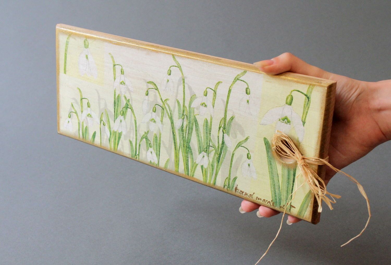 Decorative cutting board photo 5