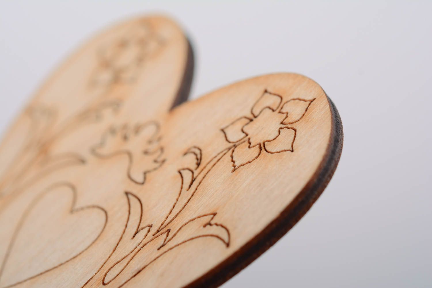 Motif en bois à décorer Amour fait main photo 5