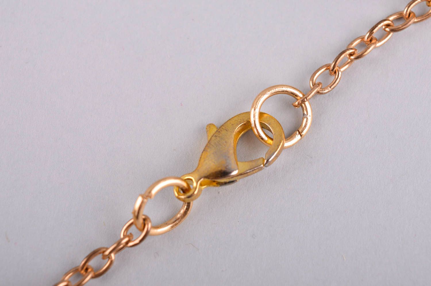 Handmade necklace statement necklace metal jewelry designer accessories photo 5