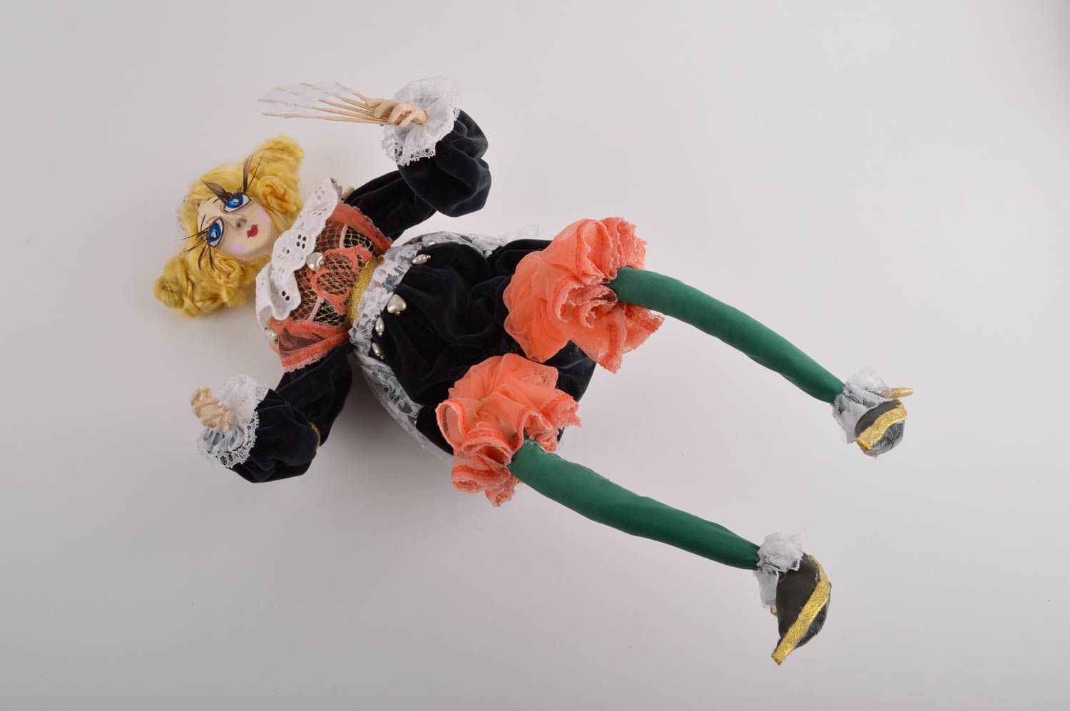 Авторская кукла ручной работы креативный подарок кукла для интерьера Виола фото 4